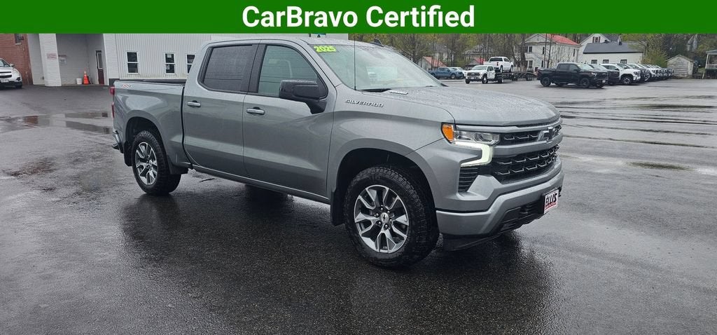 2025 Chevrolet Silverado 1500 RST in Sterling Gray Metallic — front three-quarter view