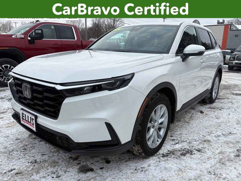 2024 Honda CR-V EX-L AWD in White — front three-quarter view