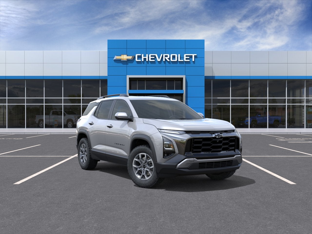 2026 Chevrolet Equinox ACTIV in Sterling Gray Metallic — front three-quarter view